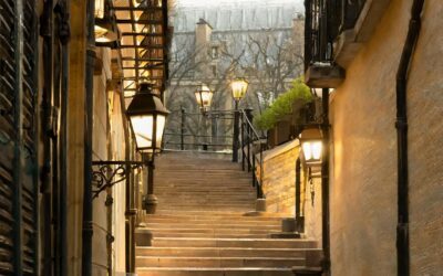 Die Stufen von Montmartre