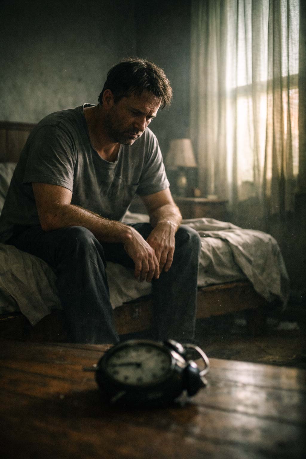 Der Morgen begann nicht, er stürzte ein.